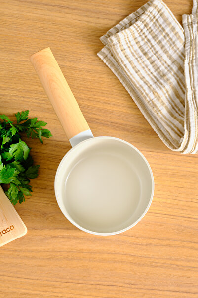 Karaca X Refika Swiss Crystal Almond Cream Sauce Bowl with Induction Base 14 cm