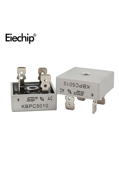 Choice 2PCS KBPC5010 Bridge Rectifier Diode 50A 1000V KBPC 5010 Power Rectifier Diode Electronica Compon...