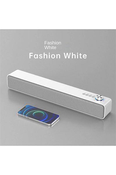 Choice WHITE Original Bluetooth Subwoofer Soundbar TV Audio Echo Wall Computer Speaker Home Theater Music