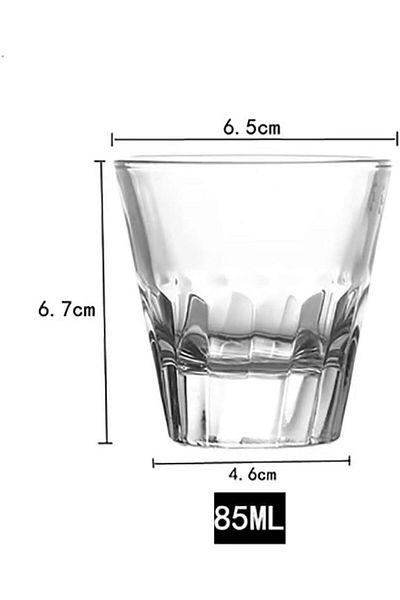 MIBRU Glass espresso coffee cup 85ml