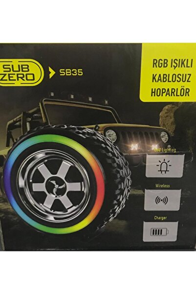 Subzero IŞIKLI  LASTİK SES BOMBASI GALERİCİLER OTO TAMİRCİLER İÇİN GÖRSEL RGB IŞIKLI HOPARLÖR
