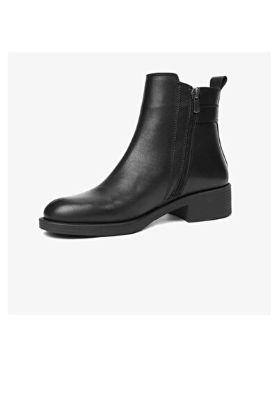 Greyder Kadın Siyah Hakiki Deri Topuklu Bot 59155