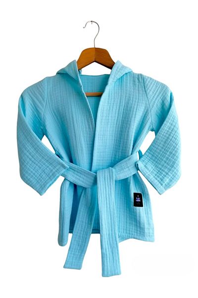Butik روب حمام للأطفال - طراز موسلين