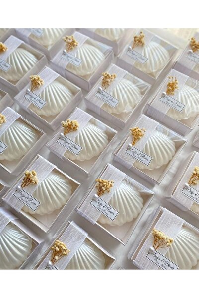 Larmina Decoration 10 bucăți cu flori de scoici de stridii decorate