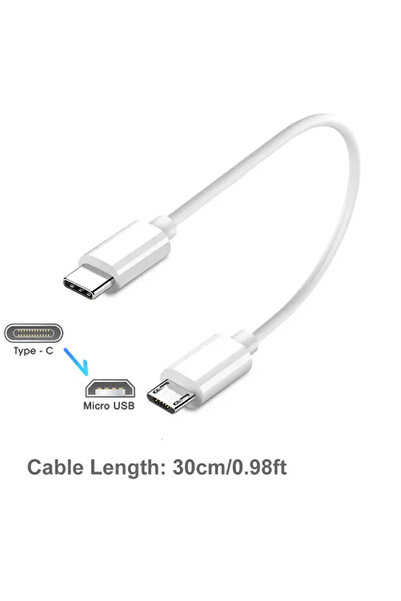 Choice1 C to Micro USB-30cm 30cm Type C to Micro USB Cable Fast Charging USB-...