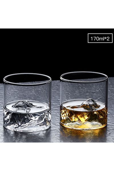 MIBRU Coffee glass cup 2pcs set 170ml