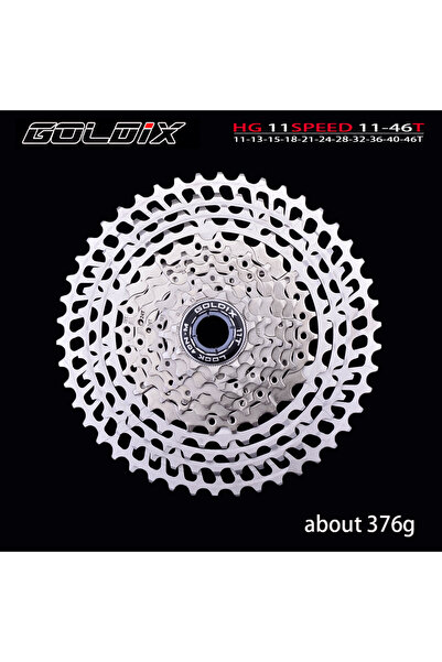 Choice كاسيت دراجة جبلية GOLDIX فضية خفيفة الوزن 11S 11-46T CNC 10/11/12Speed...