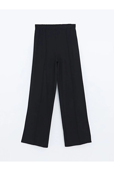 LC Waikiki LCWAIKIKI Pantaloni negri clasici cu talie elastică cu picioare la...