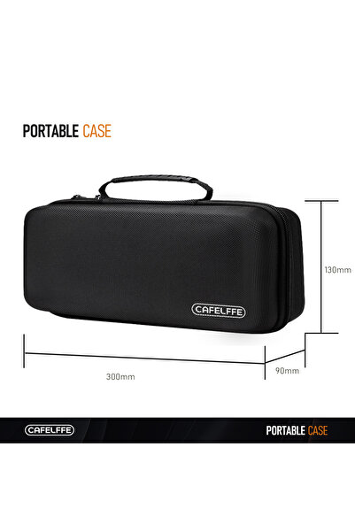 Choice حقيبة سفر محمولة سوداء من كافيلفي، ماكينة قهوة محمولة، هدية مثالية للتخييم والأنشطة الخارجية