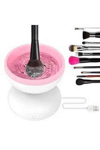 Busstier Otomatik Makyaj Fırçası Temizleyici - Hızlı ve Kolay Derinlemesine T...