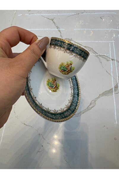 hediye Esterhomedecor 6 Personality Porcelain Coffee Cup Set