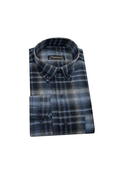 FABİO CASSANİ Ανδρικό πουκάμισο Fabio Cassani Winter Cashmere-6933