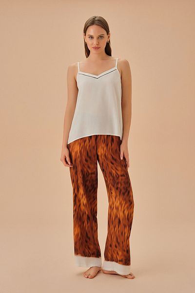 SUWEN Savage Three Piece Pajama Set