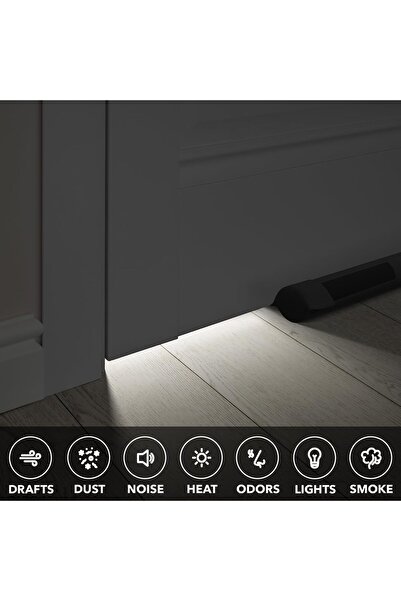 Ankaflex Kapı Altı Rüzgar Önleyici Isı Işık Önleyici Isı Yalıtım Süngeri Rüzgarlık Toz Soğuk Sünger 3 Adet