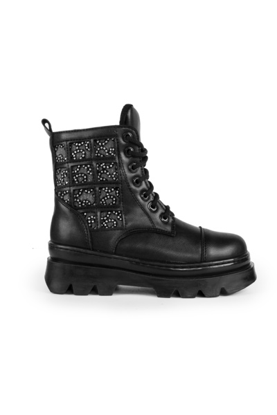 fiko Дівчачі водостійкі черевики на шнурівці із застібкою-блискавкою, з теплим хутряним підкладкою, FK2137