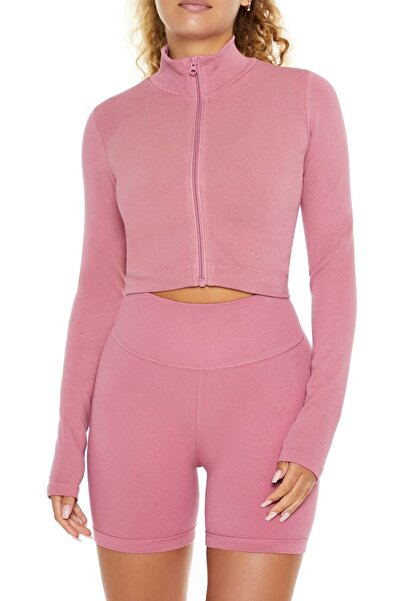 Forever 21 Dikişsiz Spor Zip-Up Ceket