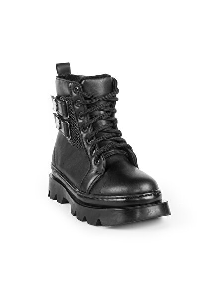 LUCKY COLLECTİON Дівчачі водостійкі черевики на шнурівці із застібкою-блискавкою, з теплим хутряним підкладкою, FK2191