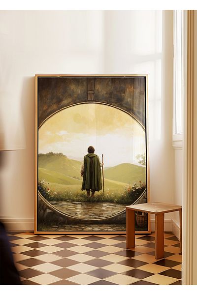 ARTHOUSECOLLECTIVE Poster Lord of the Rings - Frodo - Poster de film - Poster fără cadru în dimensiuni de tablou