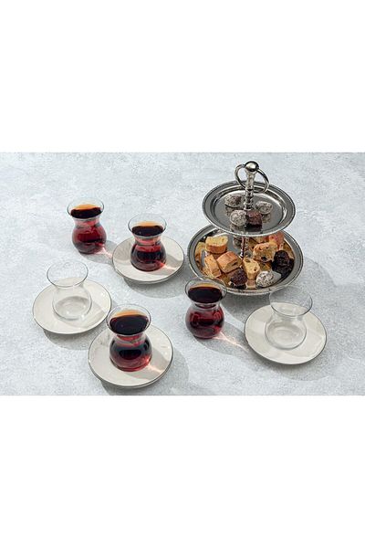 STOREMAX Platinum Tea Set for 6 People 646268