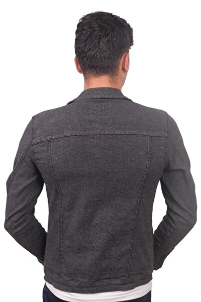 Booss Milano Men's Gray Denim Jacket