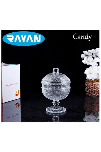 Mu Art Rayan Candy Footed Sugar Bowl Turkish Delight Bowl