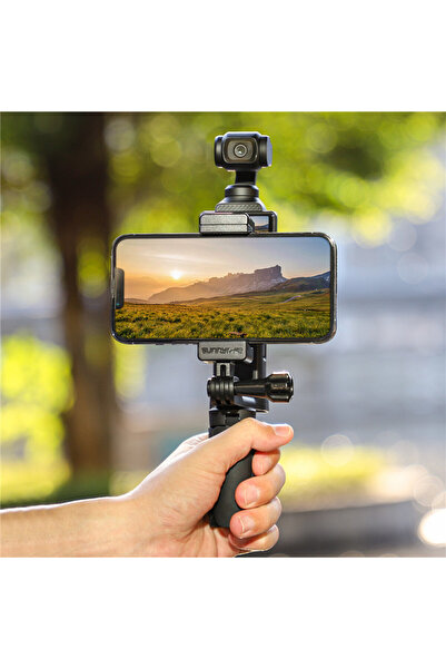Choice Sunnylife Front Phone Holder Clip Handheld Shooting Expansion Adapter for DJI Osmo Pocket 3 Expansion...