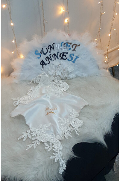 Kınasepeti Tuylu yelpaze, Sünnet annesi yelpazesi, Sünnet annesi mendili isim...