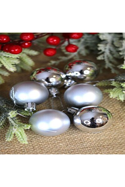 DÜVENCİ TİCARET Коледна украса - Сребристо