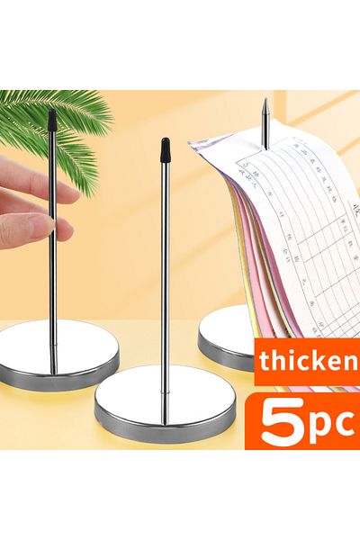 Choice Bill Fork Desk Receipt Memo Holder Ticket Paper Summons Fork Spike Stick for Restaurant Kitchen C...