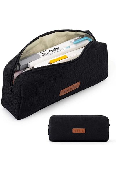 Choice Black Pencil Case Bag For Girls And Boys Kawaii Washable Pen Box Multicolor Optional Cute Pen Pouch