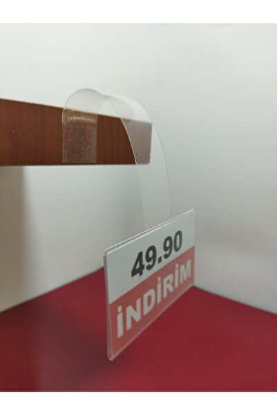 ETİKETLİK FİYATLIK 5X8Cm Wobbler with 50 Label Holders