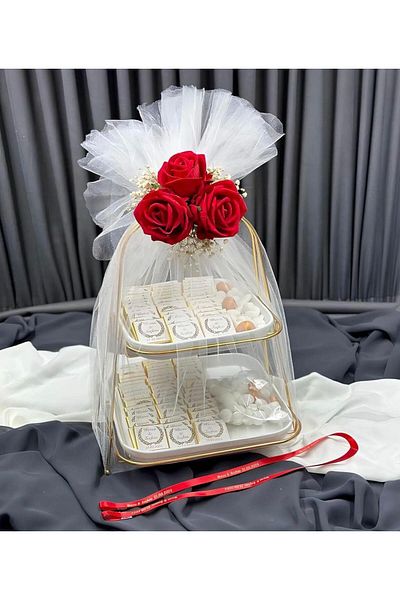 By Ayça Vardan Wishing Chocolate 2 Layer Promise Decoration, Wishing Chocolate