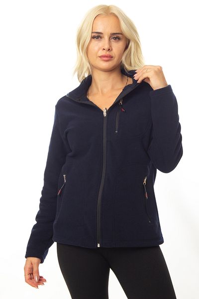 BEG COLLECTİON Women's Fleece Full Zip 3 Pocket Outdoor Thick Fleece Jacket