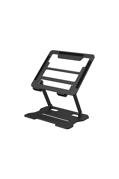 lamgool Black Portable Laptop Bracket Multifunctional Heightening Shelf Support Bracket Fast Heat Dissipatio
