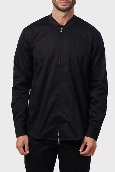 Armani Exchange Ανδρικό πουκάμισο - Βαμβακερό, κανονική εφαρμογή, κολεγιακό γιακά, XM 000015   AF10192 UC001