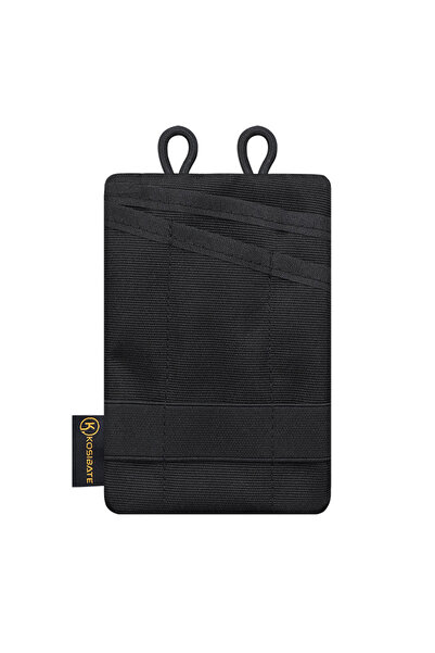 APWIKOGER حقيبة منظم جيب مضغوطة سوداء متعددة الوظائف للتخييم والمشي لمسافات ط...