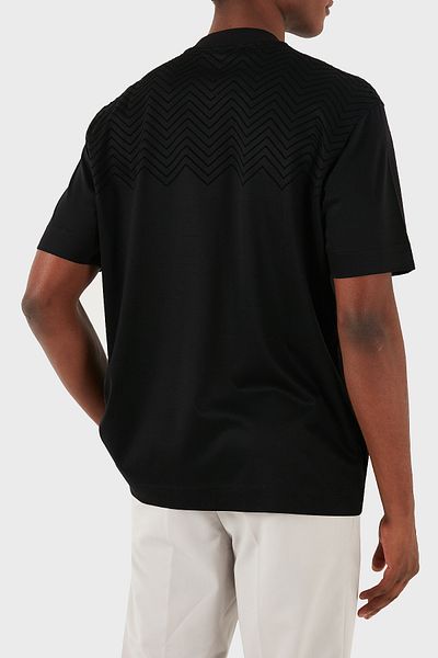 Emporio Armani Tricou din bumbac pentru bărbați - croială obișnuită, cu logo, 6D1T91 1JOSZ 0999