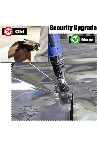 Choice Electric Drill Plate Cutter Attachment Double Headed Free Cutting Tools Iron Metal Sheet Cutter P...