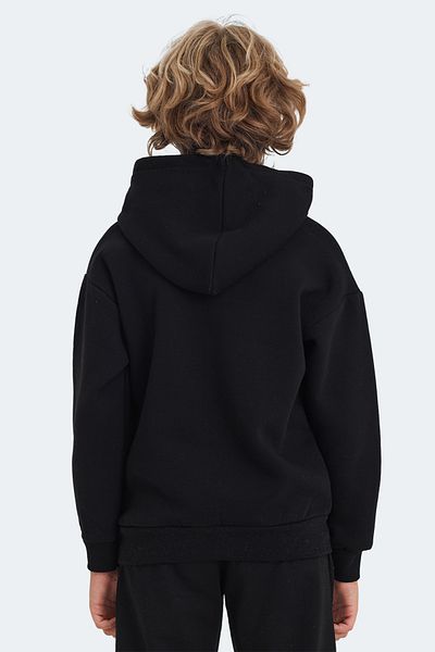 Slazenger Черен унисекс детски суитшърт LEXUS