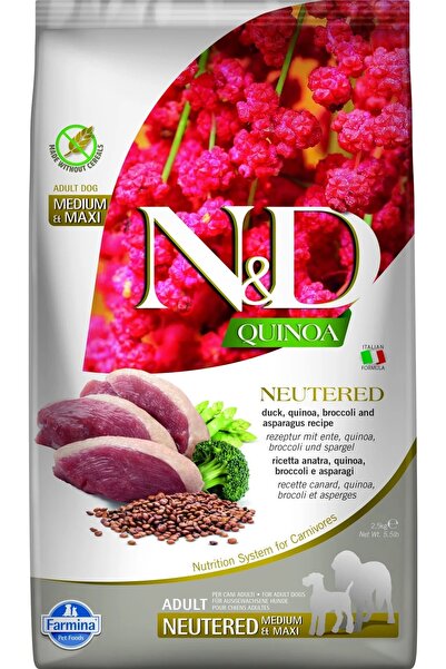 N&D Nd quınoa neutered medium maxi kısır köpek maması 12kg ördek kinoa brokol...