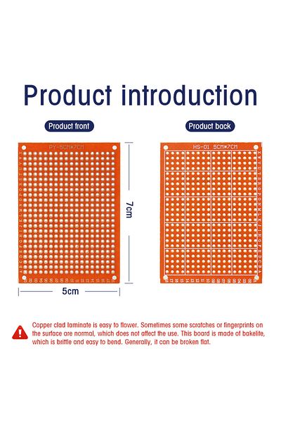 Choice 10pcs 5x7 Cm Single Sided Circuit Board Pcb 5*7cm Bread Board Protoboard Universal Printed Circui...