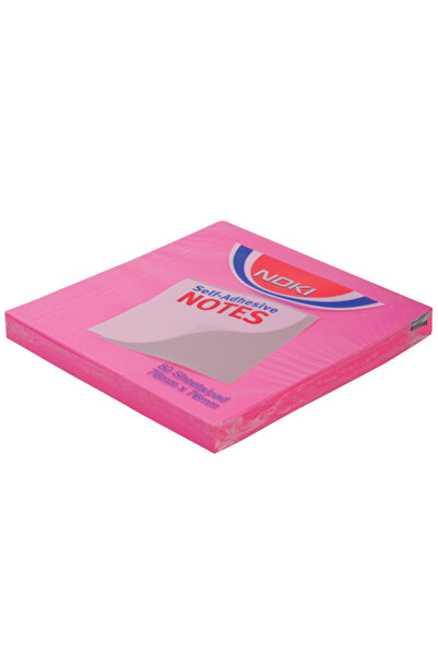 Noki Pink Adhesive Note Paper - 80 Yp, 76X76, 12165