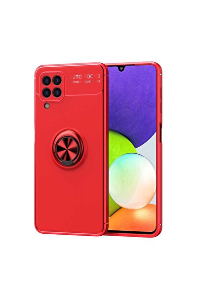 Ardemix Galaxy A22 4g Case Zore Ravel Silicone Cover - Red