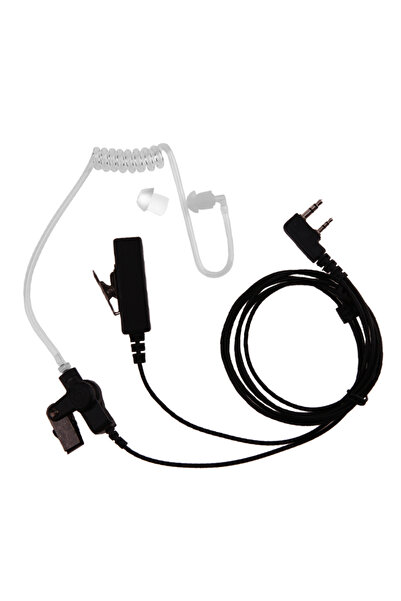 Choice سماعة أذن سوداء لأجهزة راديو باوفينغ كينوود UV-5R مزودة بميكروفون وسما...