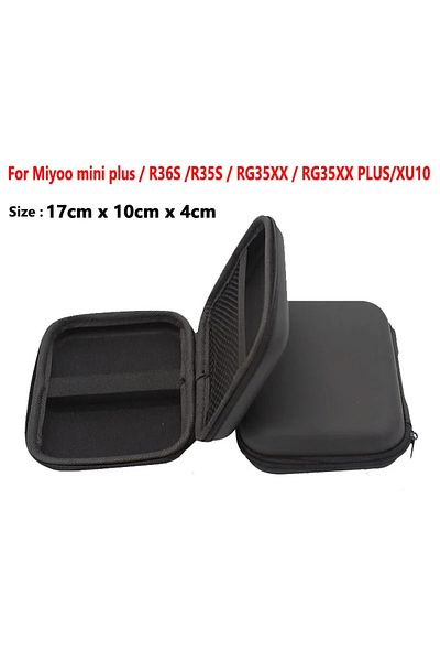 Choice black For R36S/R35 Plus Game Console Storage Bag EVA Hard Portable Protect Game Accessories Carry Ca
