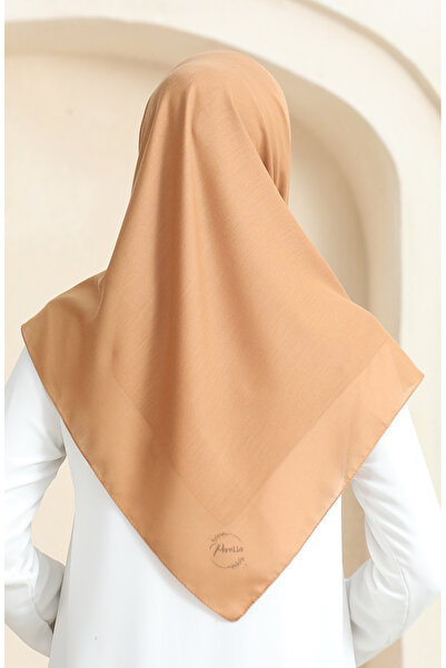 sefamerve Σκούρο μπεζ απλό κασκόλ - PRS-SSBWL-07