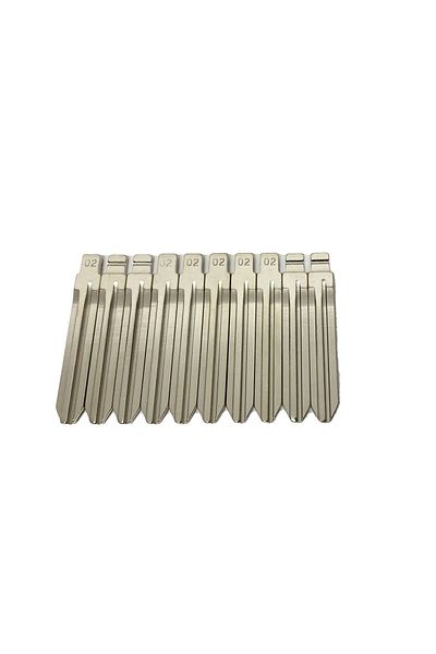 ITSkey 20pcs 02# KD VVDI KEY BladeTOY43 TOY43AT Car Key Blade For KD KEYDIY VVDI XHORSE JMD For Toyota V...