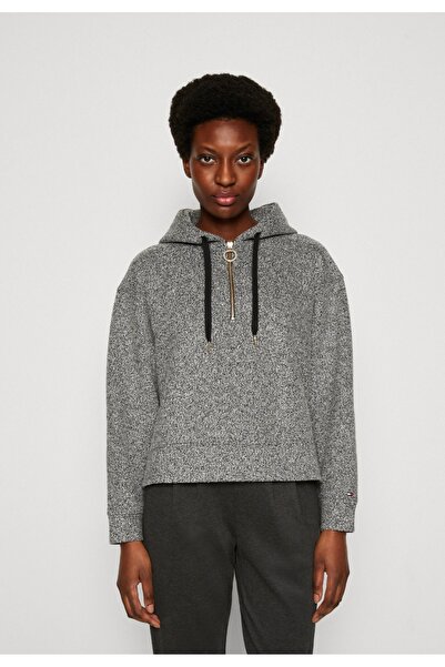 Tommy Hilfiger YARIM FERMUARLI HEATHER ZIP HOODIE