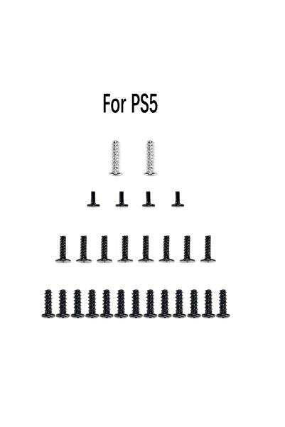 Choice مجموعة براغي كاملة سوداء لجهاز PS5، مقبض JCD، براغي رأس وحدة تحكم PS5،...