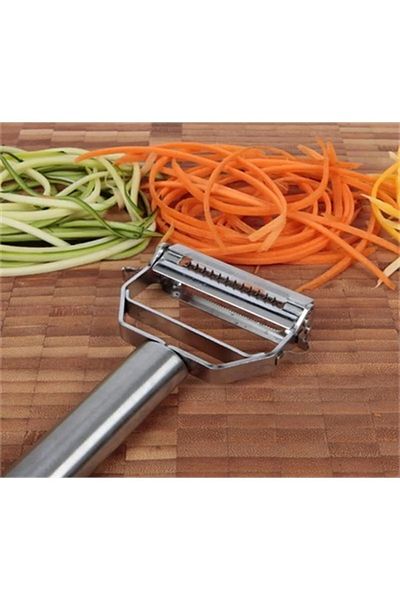GenelTedarik Metal Julian Knife - Vegetable, Fruit and Peeler Chopper